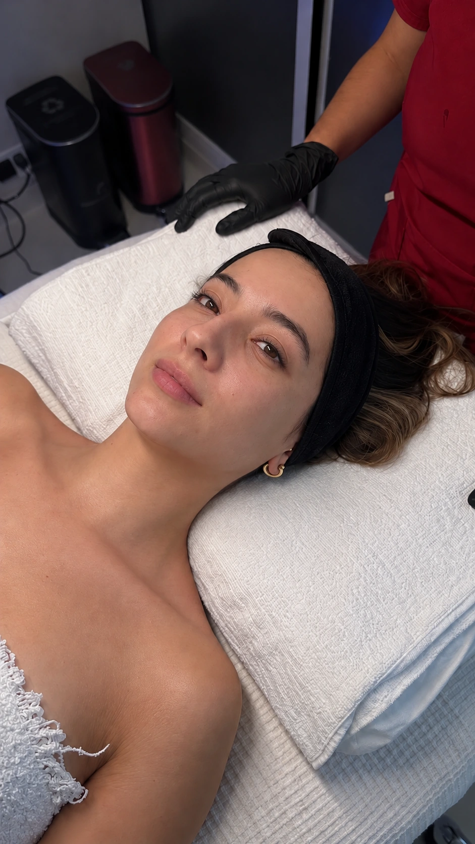 Isabel: fotografía antes aportada para el comparativo Hydrafacial